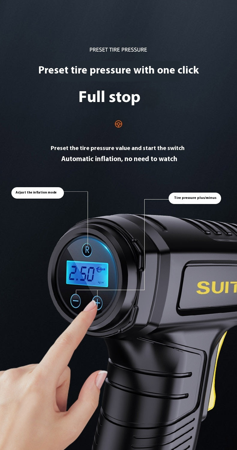 Multifunctional Handheld Wireless Intelligent Digital Display Inflator